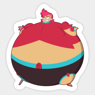 SX DELUXE - Red Action (OK K.O.! Let's Be Heroes) Sticker